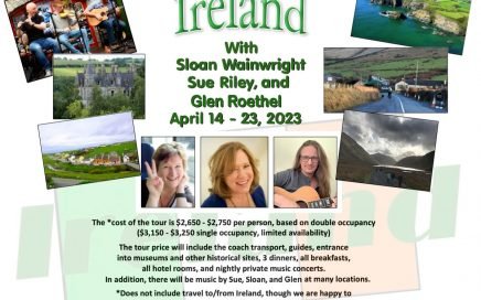 Come to Ireland with Glen Roethel, Sloan Wainwright, and Sue Riley