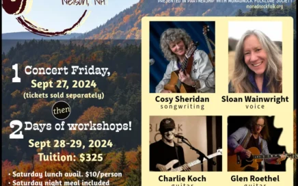 image of flyer for The Song Sessions retreat, by Cosy Sheridan