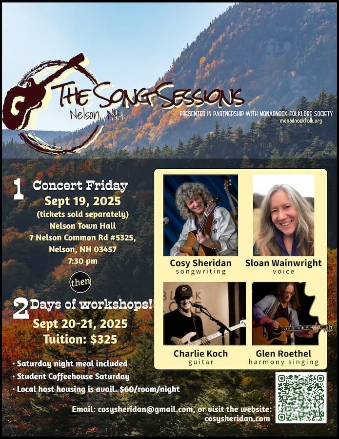 SongSessions flyer 2025